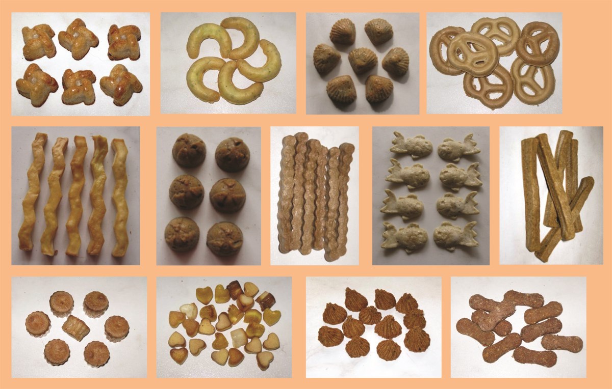 Jando`s Schlemmer-Gebäck Produkt-Beispiele selbst produzierte Hundekekse